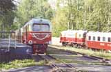 Поезд во главе с ТУ2-092 готовится к отправлению со ст. Центральной (Екатеринбургская ДЖД)